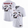 Custom Alabama Crimson Tide #24 Brian Robinson Jr. white College Color Rush Limited Jerseys