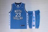 North carolina 23 Jordan skyblue nba suits