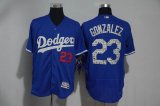 2017 Los Angeles Dodgers Adrian Gonzalez 23# blue Flexbase Authentic Collection Jersey