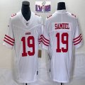 Nike 49ers #19 Deebo Samuel white Nike Vapor F.U.S.E. Limited Jersey 03