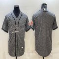 Nike San Francisco 49ers blank Hemp grey baseball jerseys Joint name-BD