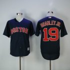 Boston Red Sox #19 Jackie Bradley Jr. blue Majestic baseball jersey