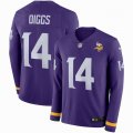 Minnesota Vikings #14 Stefon Diggs Nike Purple Color Rush Limited Jersey long sleeves