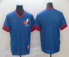 Nike Montreal Expos blank blue throwback baseball jerseys