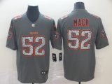 Nike Bears #52 Khalil Mack gray fashion NFL Color Rush Limited Jersey