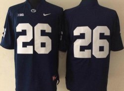 Youth Penn State Nittany Lions #26 Saquon Barkley dark blue college jersey