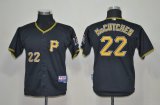 MLB Youth Jerseys Pittsburgh Pirates 22 Mccutchen Black Cool Base