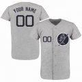 Custom New York Yankees gray baseball jerseys(1)