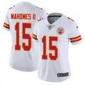 Women Nike Kansas City Chiefs #15 Patrick Mahomes II white Color Rush Limited Jerseys