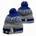 2024 Dallas Mavericks gray blue NBA Sports Cuffed Knit Hats