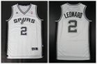 Adidas San Antonio Spurs LEONARD 2 White NBA Jerseys