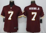 Women Washington Redskins #7 Dwayne Haskins Jr Nike red Color Rush Limited Jersey-ZH