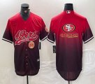 Nike San Francisco 49ers blank red baseball Joint name -BD 03