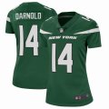 Women Nike New York Jets #14 Sam Darnold green Color Rush Limited Jersey-BD