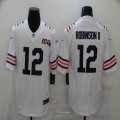 Nike Chicago Bears #12 Allen Robinson II white Color Rush Limited Jersey 100th patch