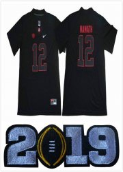 2019 Alabama Crimson Tide #12 Joe Namath black College Football Limited Jersey