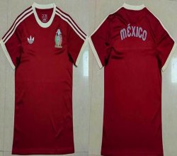 2024-2025 Mexico Team thailand version red soccer jerseys home 02