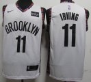 Brooklyn Nets #11 Kyrie Irving white nike NBA basketball Jerseys city -LC