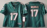 Youth Miami Dolphins #17 Jaylen Waddle green Nike Vapor F.U.S.E. Limited Jersey