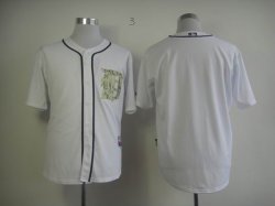 DETROIT TIGERS AUTHENTIC BLANK BLANK 2013 USMC HOME COOL BASE JERSEY