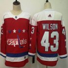 Adidas Washington Capitals #43 Tom Wilson red ice hockey Jerseys