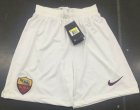 2019-2020 Roma club Thailand version white soccer shorts