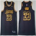 Nike Los Angeles Lakers #23 Anthony Davis black NBA jersey-TY