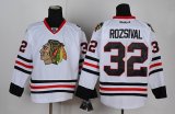 Reebok Chicago Blackhawks ROZSIVAL 32 white nhl jerseys