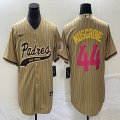 Nike San Diego Padres #44 Joe Musgrove beige MLB Baseball jerseys Joint name-BD 01