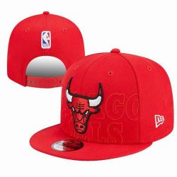 2023 Chicago Bulls red NBA Snapback Hats 01