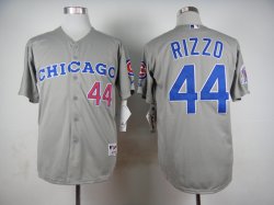 2015 Chicago Cubs Anthony Rizzo 44# gray mlb jerseys