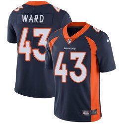 Denver Broncos #43 Ward Nike blue Color Rush Limited Jerseys