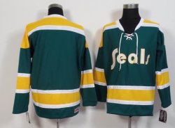 1974-1976 California Golden Seals Jersey Gilles Meloche Teal