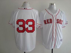 Boston Red Sox Jason Varitek 33# white jersey