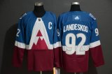 Adidas Colorado Avalanche #92 Gabriel Landeskog blue red hockey jersey-WL