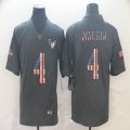 Nike Houston Texans #4 Deshaun Watson Carbon black Color Rush Limited Jersey