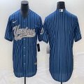 Nike New York Yankees blank blue majestic baseball MLB jerseys -BD