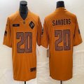 Detroit Lions #20 Barry Sanders2023 Brown Salute To Service Limited Jerseys