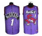 Toronto Raptors 1# McGrady Purple NBA Jersey