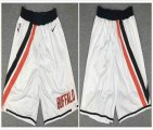 Los Angeles Clippers throwback white nba shorts-XD