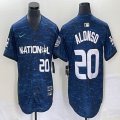 National League Mets #20 Pete Alonso Nike Royal 2023 MLB All-Star Game Vapor Premier Elite Player Jersey