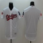 2016 Los Angeles Dodgers blank white Flexbase Authentic Collection Jersey(1)