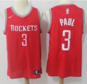 Nike Houston Rockets #3 Chris Paul red nba basketball jersey