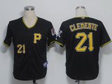 MLB Jerseys Pittsburgh Pirates 21 Clemente Black jersey