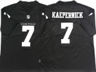 Imwithkap #7 Colin Kaepernick black college football jersey-PNS