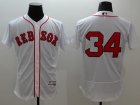 2016 Boston Red Sox # 34 David Ortiz white elite basebll jersey