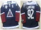 New Colorado Avalanche #92 Gabriel Landeskog blue NHL Jerseys