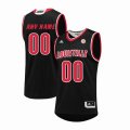 Custom Louisville Cardinals black college basketball jersey