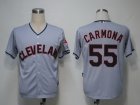 MLB Jerseys Cleveland Indians 55 Carmona Grey