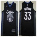 Nike Golden State Warriors #33 James Wiseman black nba basketball jerseys-XD